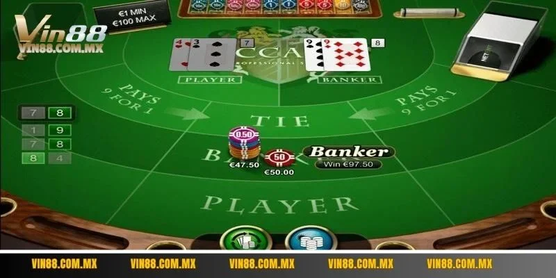 Chỉ bạn luật chơi Baccarat Vin88 dễ hiểu nhất