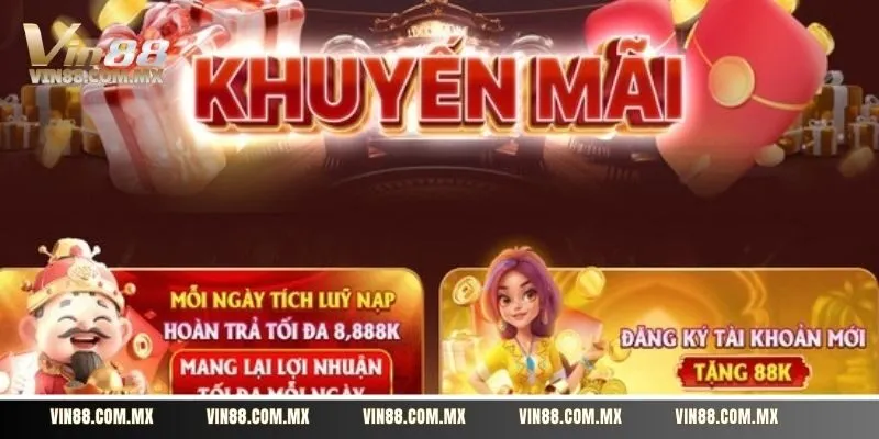 Điểm danh các sự kiện khuyến mãi VIN88 cực HOT trong năm